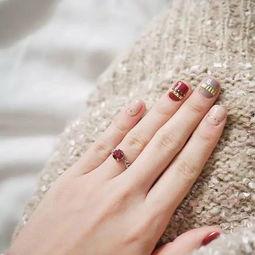 明星结婚美甲,明星美甲闪耀婚戒光芒